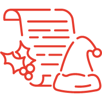 icon for Escape Room with theme of Christmas Caper