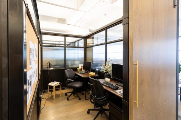 Workspace fully furnished and equipped located at 135 Madison Avenue, #Luxury Private Office (1 person), New York City.