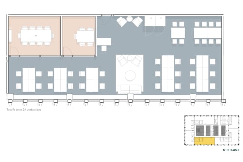 Floor-plan of 1411 Broadway, 17th Floor, Suite NYCBRYCANF