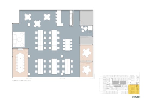 Floor-plan of 171 North Aberdeen Street, 5th Floor, Suite Suite 1