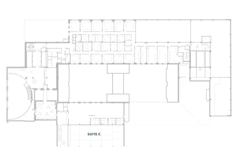 Floor-plan of 231 South LaSalle Street, 22nd Floor, Suite C