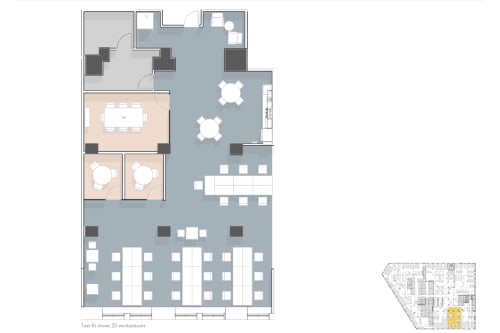 Floor-plan of 32 6th Avenue, 13th Floor, Suite NYCAOACAN-D