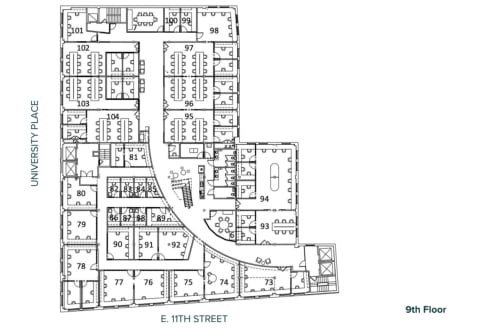 Floor-plan of 41 East 11th Street, 10th Floor, Suite Suite 095