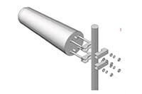 Log-per Antenna, 2500-2700MHz, 14dB, 2x4.3-10f