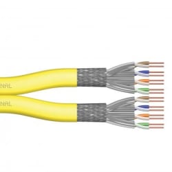 CAT 7A S-FTP inst.cab, 1500 MHz Dca, 500 m, dx, yellow