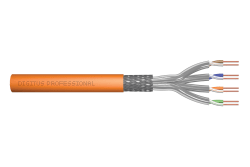 CAT 7 S-FTP inst.cab, 1200 MHz Dca, 25m box,SX, orange