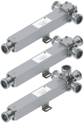 4-way Power divider, 698-3800MHz, 100W, 4.3-10f