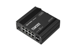 TSW202 Managed PoE+ Switch, 8xETH, 2xSFP, Profinet disabled