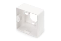 Surface Mountbox 80x80 mm for Keystone Walloutlet, German Ty