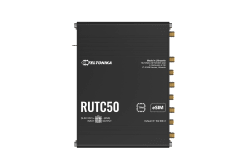 RUTC50 Industrial 5G Router, Dual-SIM/ESIM, Wifi, WAN, GNSS