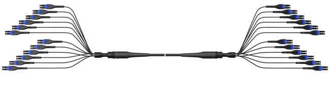 MASTERLINE Classic, LCD/LCD, 24 fibers, 7mm - 125m