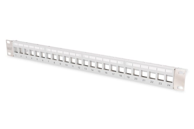 Modular Patch Panel for Keystone Jack 1U Rack Mount - Unload | Bredengen