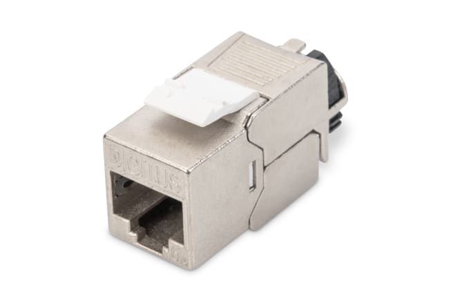 CAT 6A Keystone Module, shielded w/intelligent cable manager