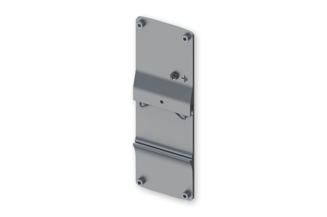 TSW2 Rear panel with DIN Rail holder