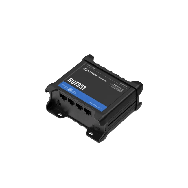 RUT951 Industrial Cellular Router 4G, Dual-SIM, WiFi, WAN