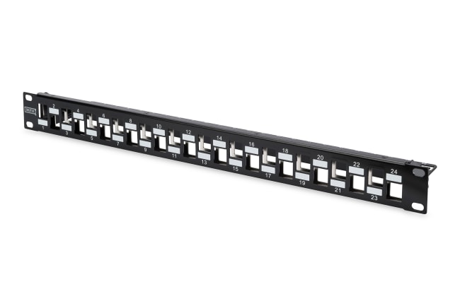 Modular Patch Panel, 24-port staggared