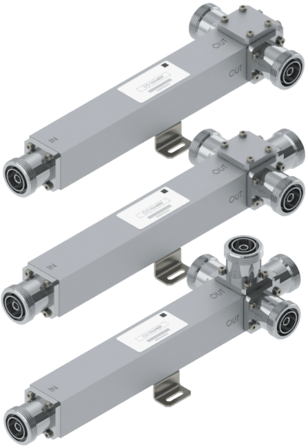 2-way Power divider, 380-3800MHz, 200W, 7/16f