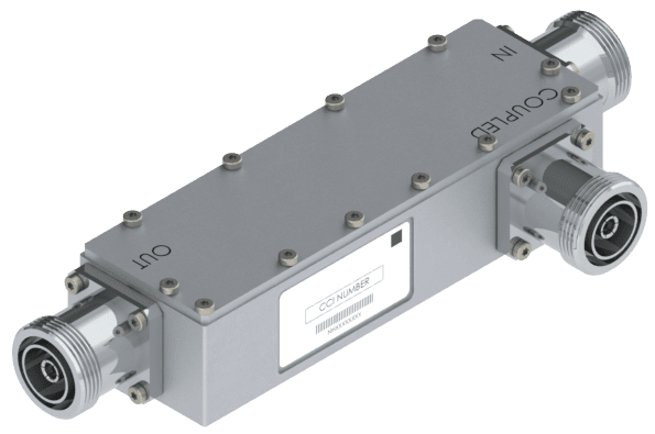 Dir. Coupler 20dB, 200W, 698-3800MHz, -155dBc, 4.3-10f