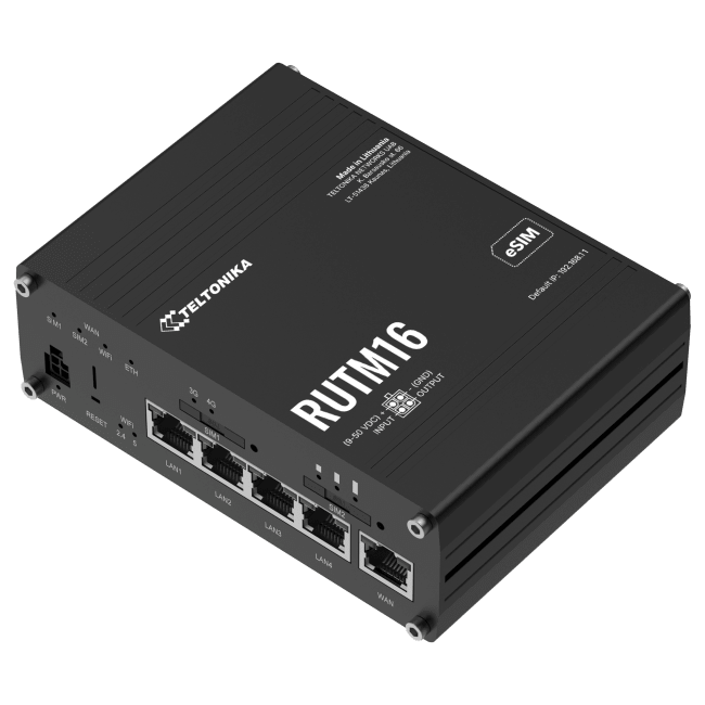 RUTM16 Cat 6 LTE router