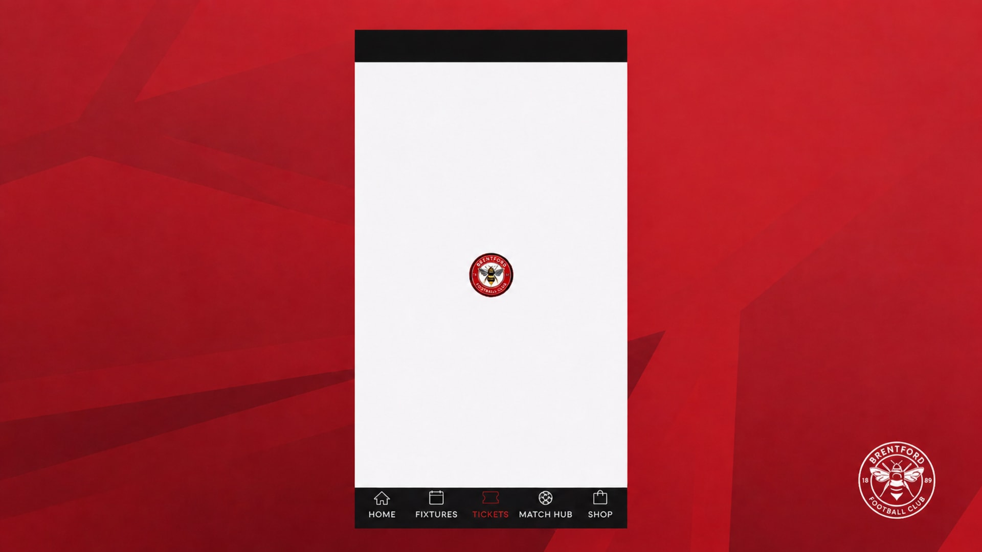 App ticketing footer