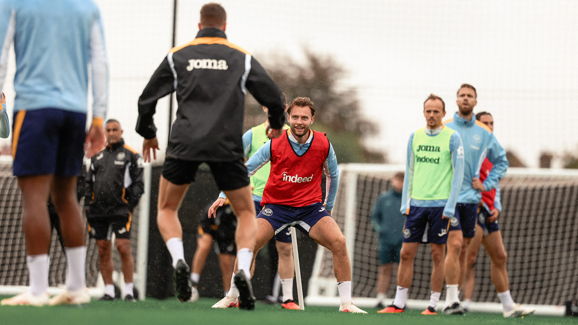 Caelan Avenell first team training
