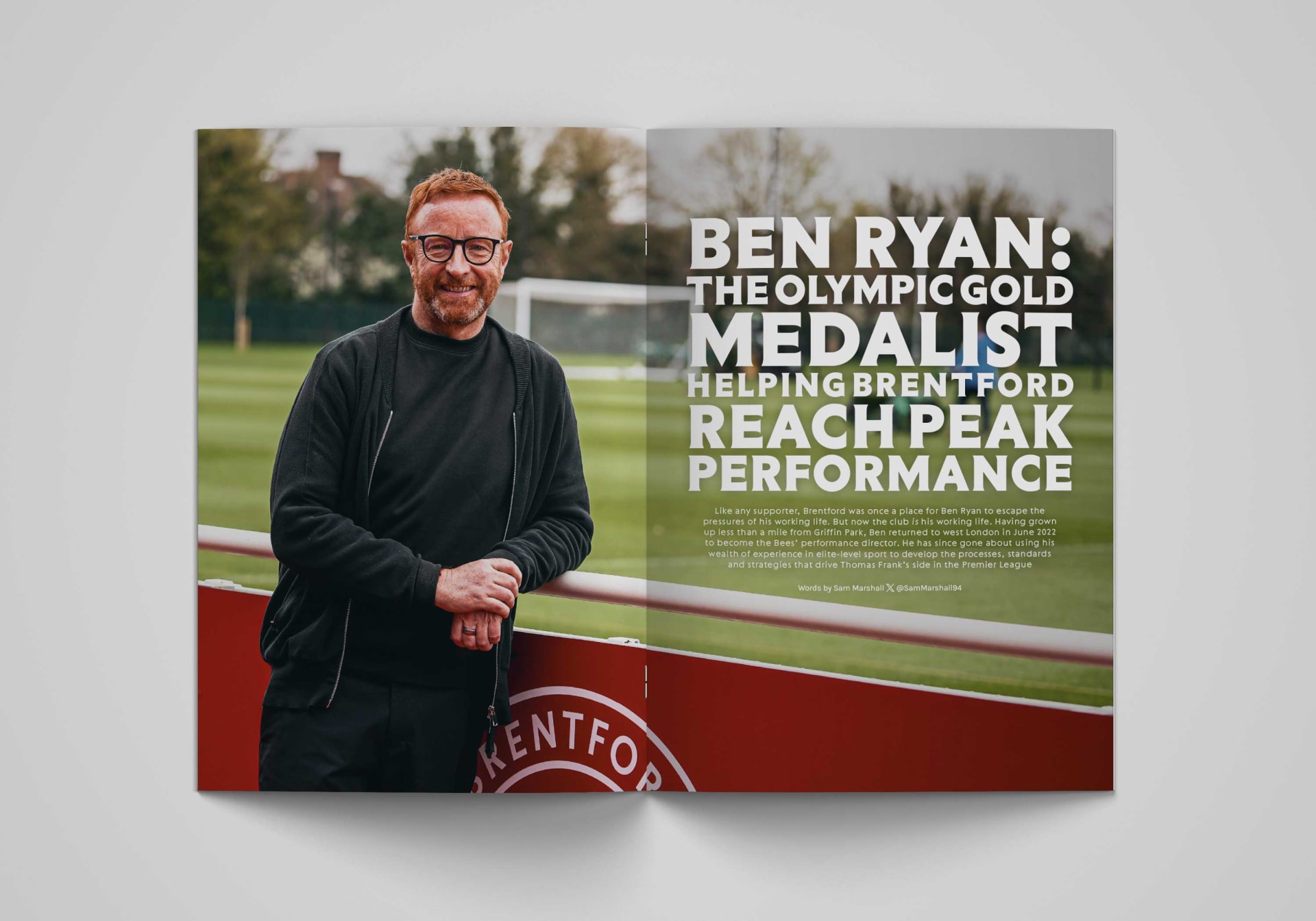 Ben Ryan interview mock-up