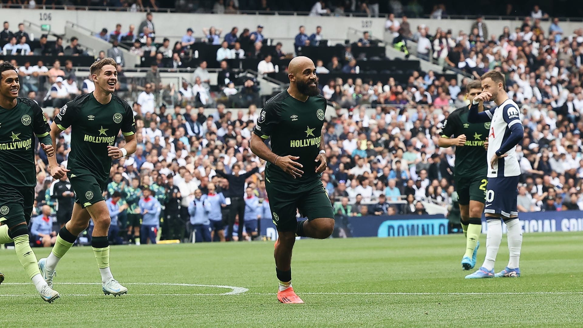 Bryan Mbeumo v Tottenham