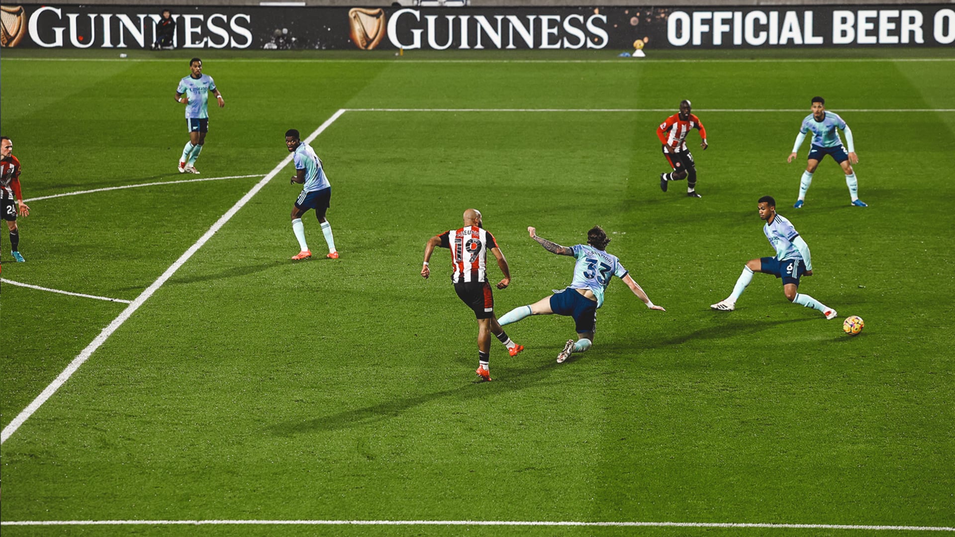 Mbeumo goal v Arsenal