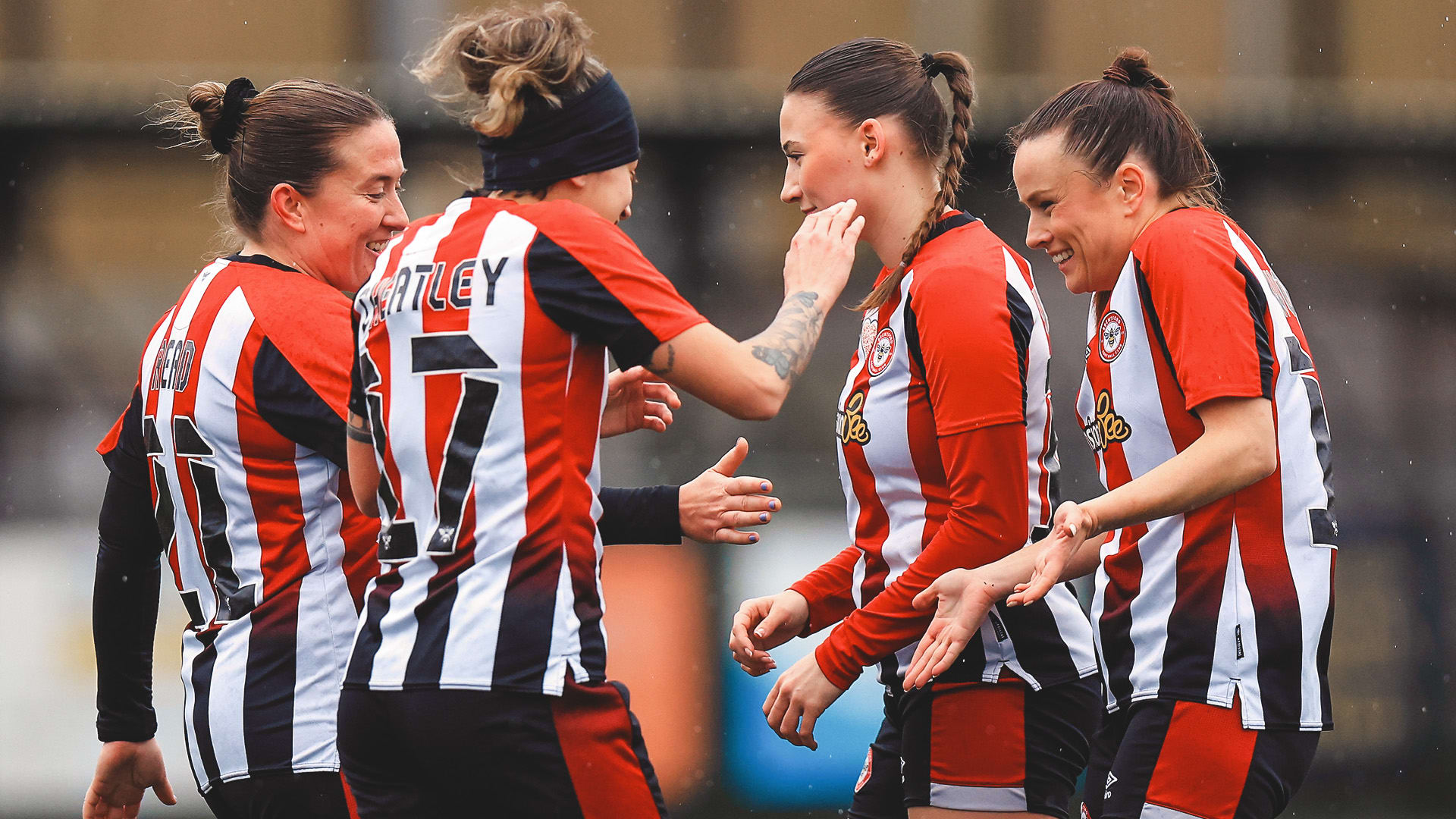 Brentford Women celebrate