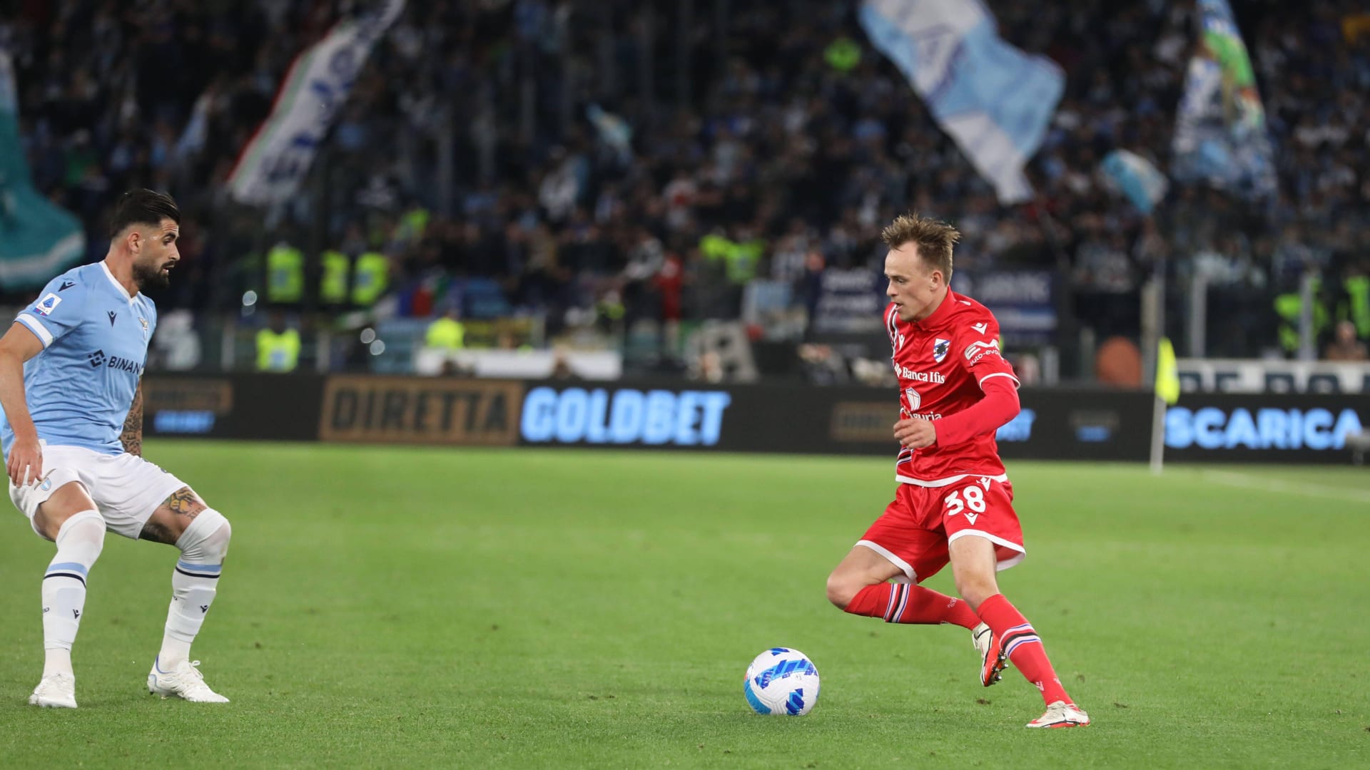 Mikkel Damsgaard v Lazio 