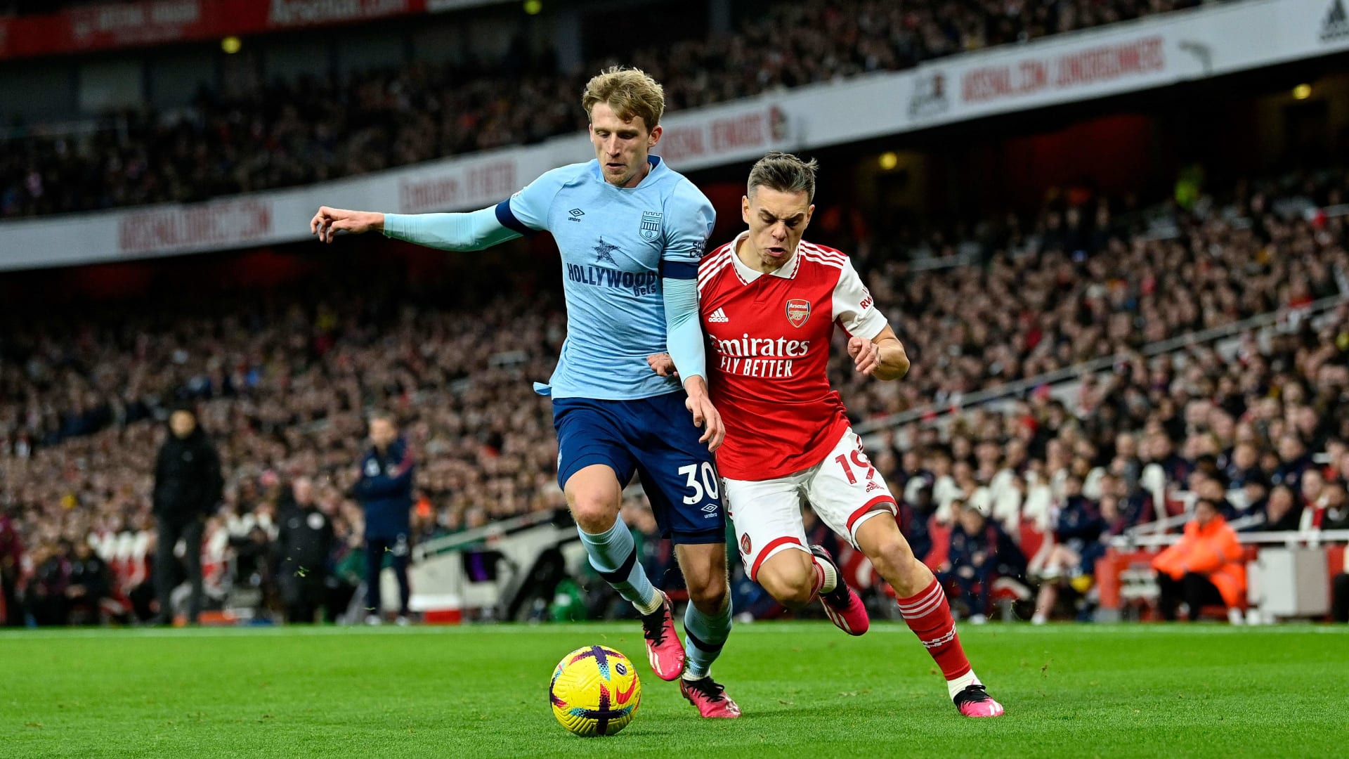 Mads Roerslev v Arsenal
