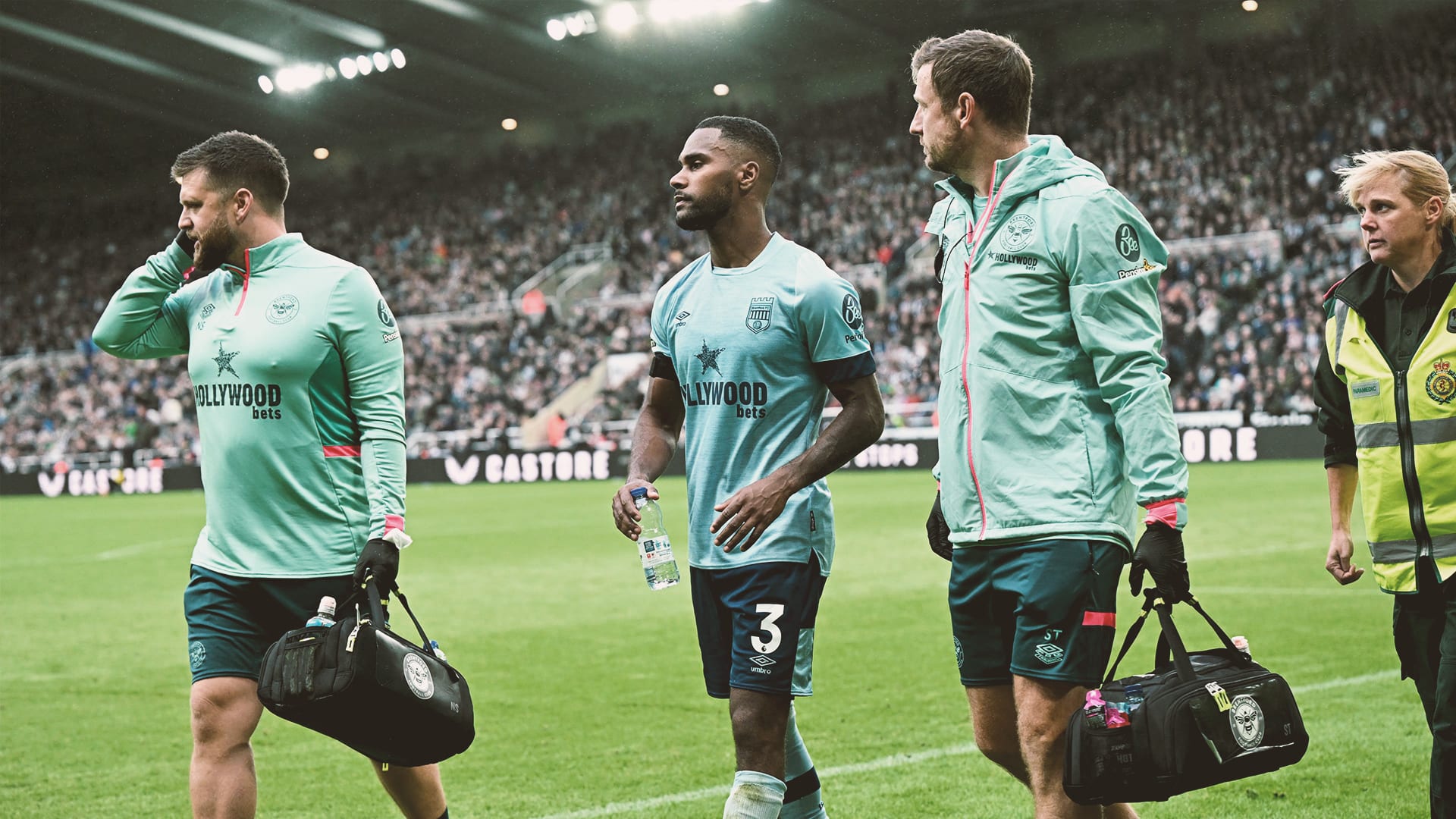 Rico Henry injury v Newcastle 