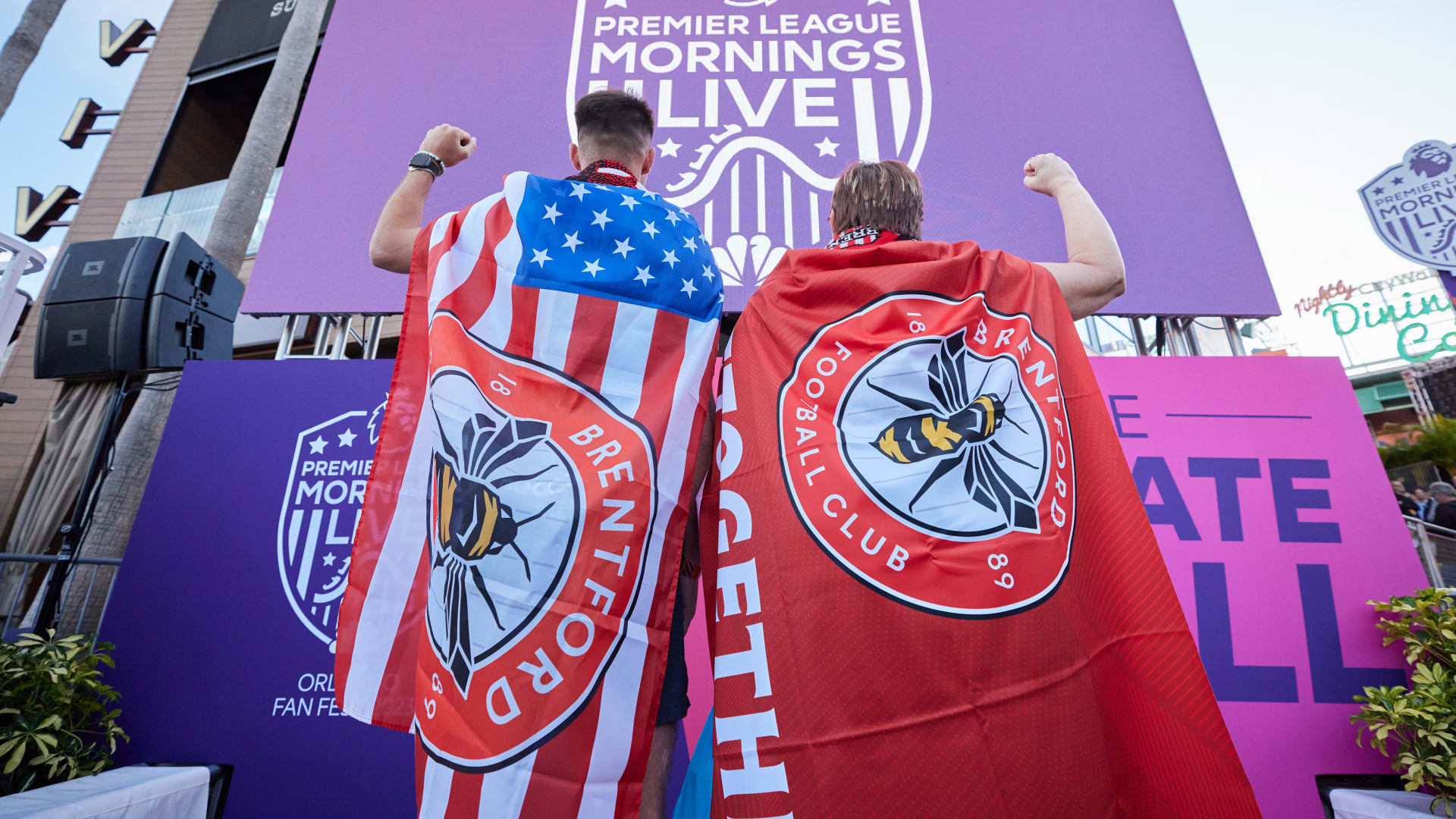 Brentford fans, USA, Summer Series tickets hero