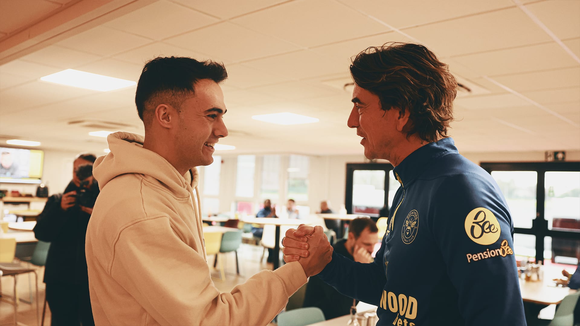 Sergio Reguilón and Thomas Frank