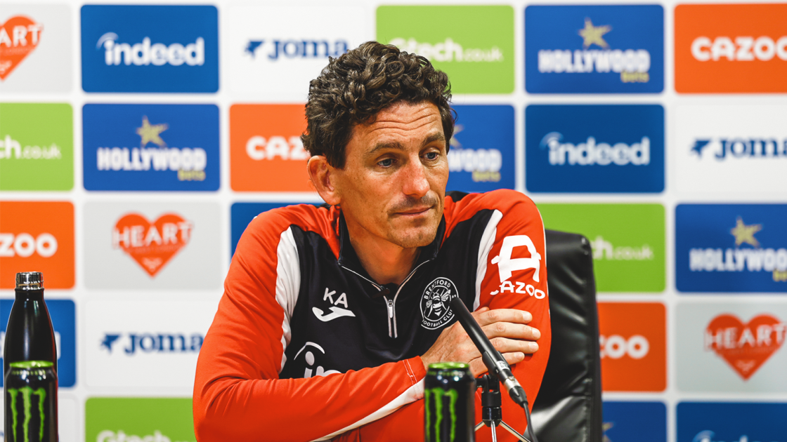 Keith Andrews issues team news update ahead of Manchester City Carabao ...