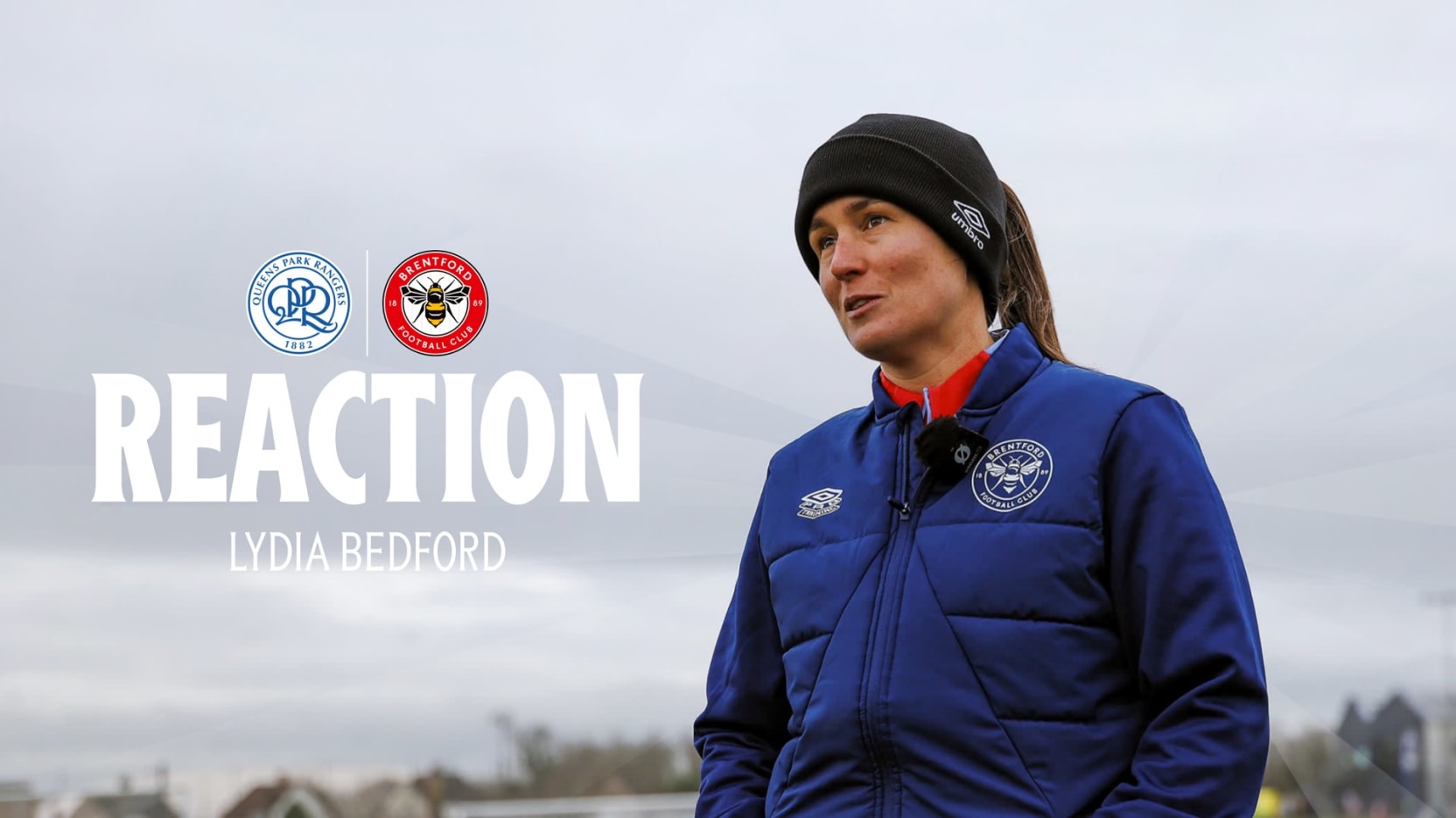 Lydia Bedford QPR reaction thumbnail