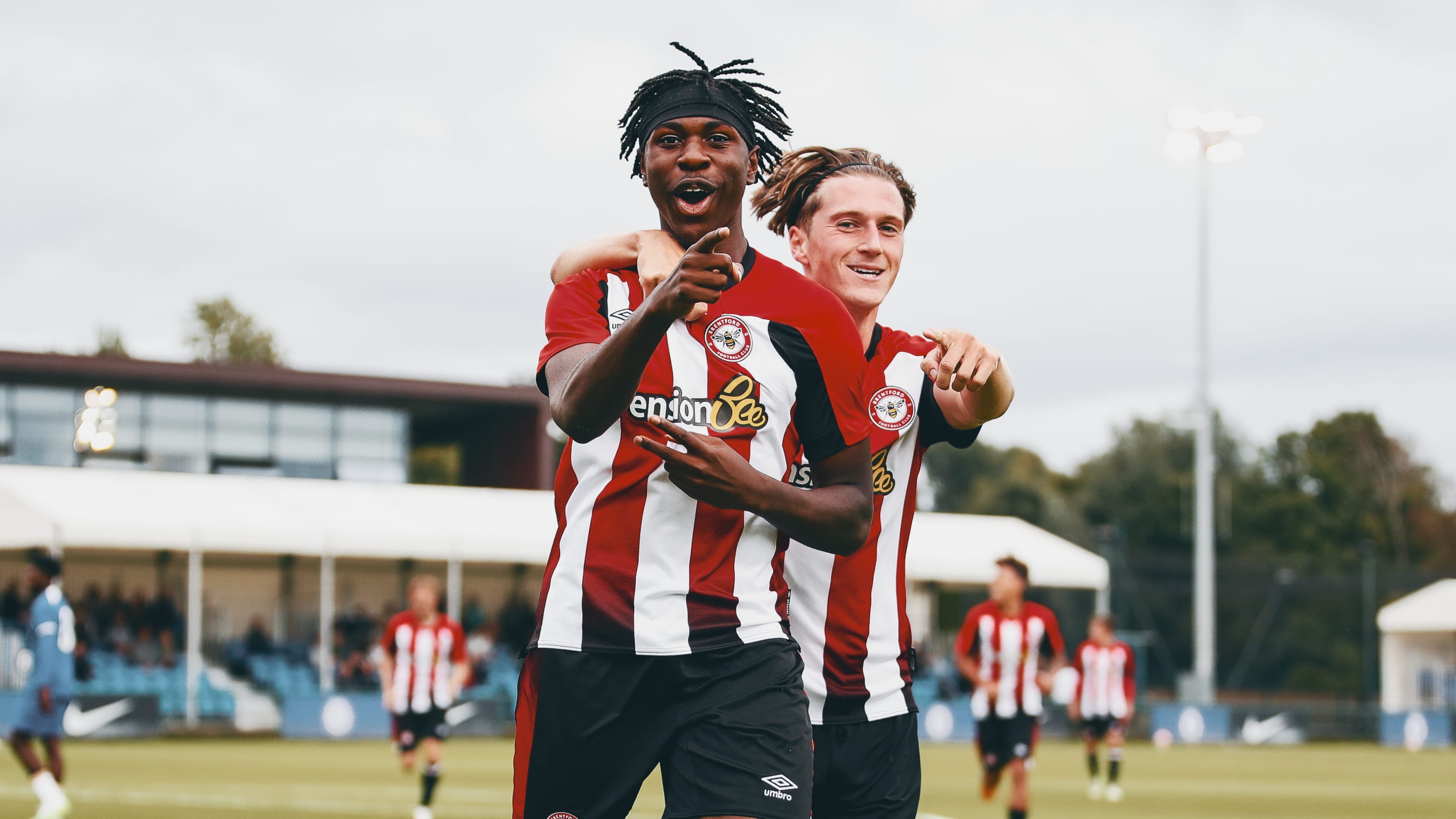 Brentford B celebration header