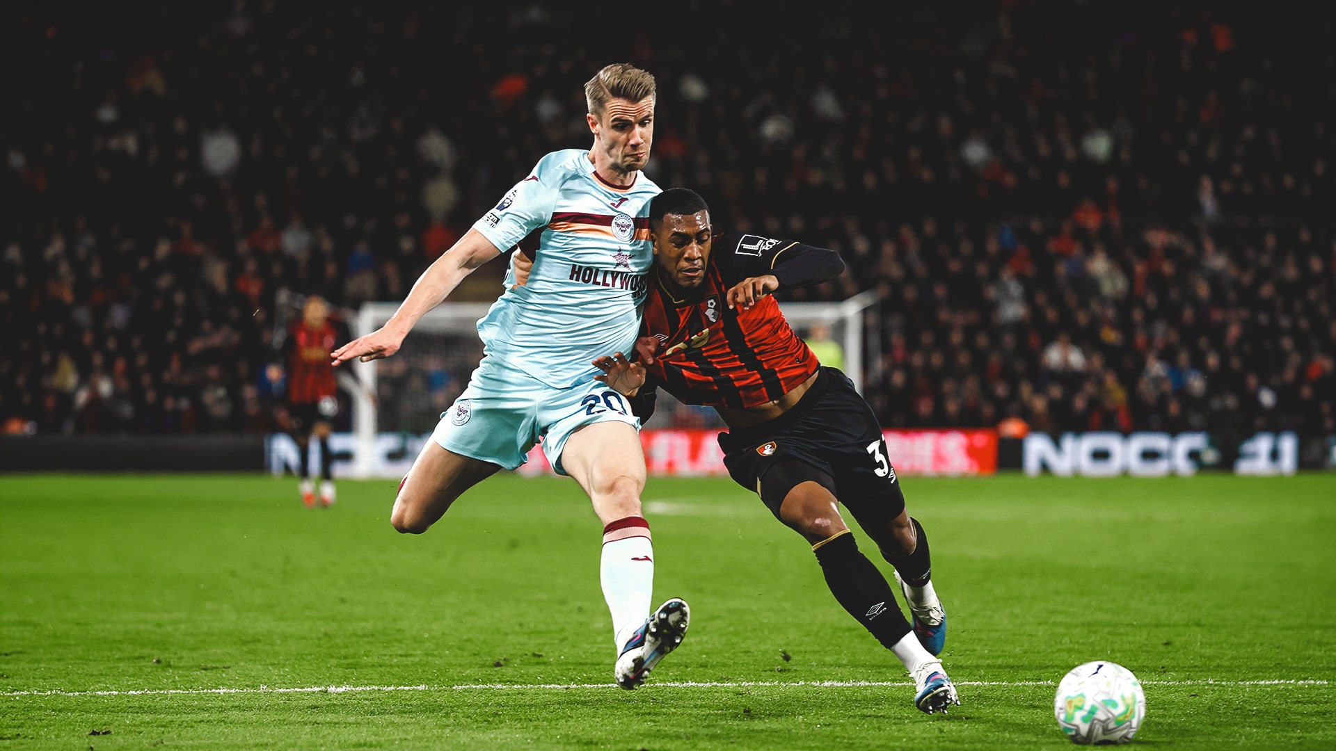 Kristoffer Ajer v Rayan - Bournemouth v Brentford