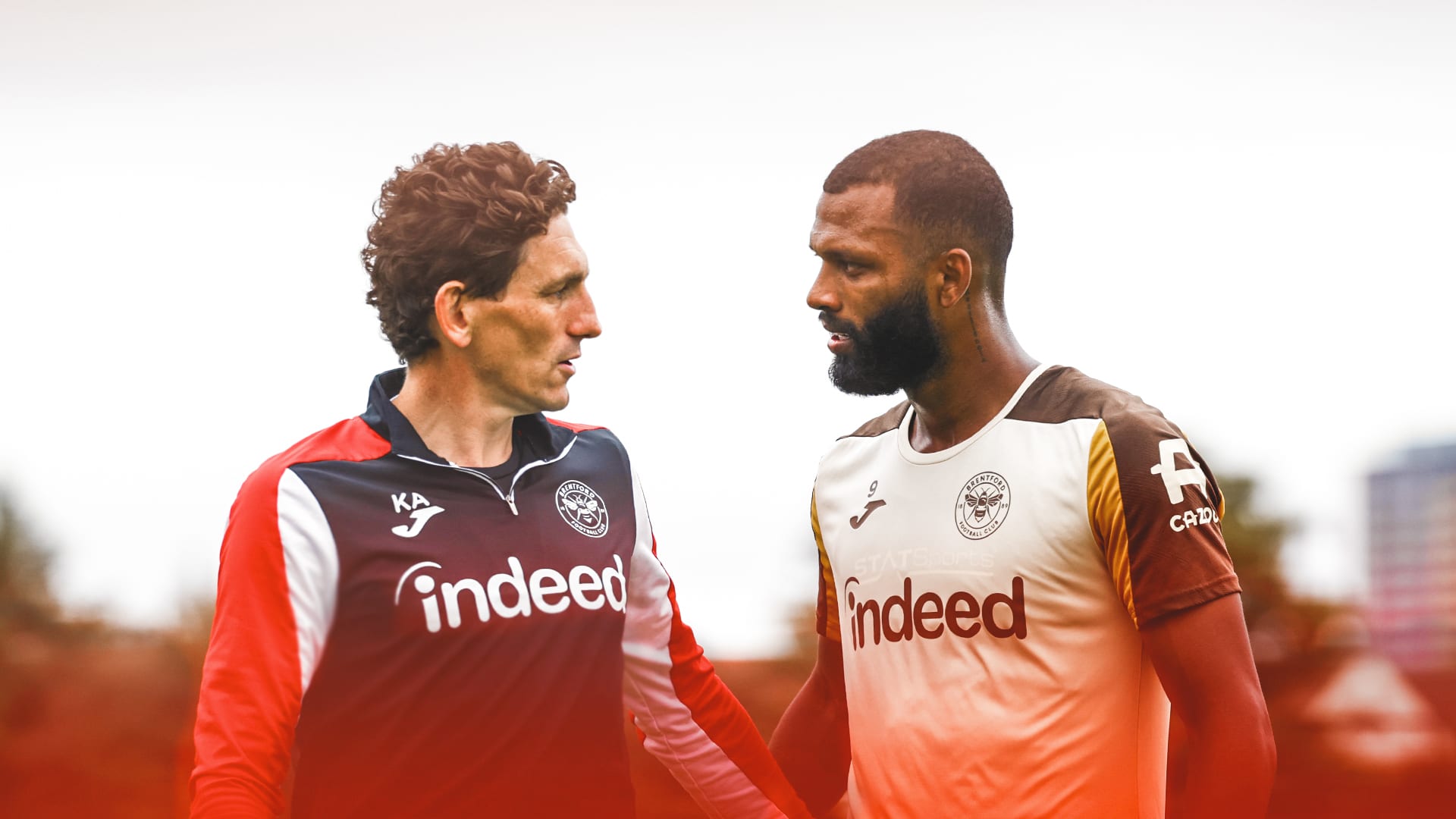 Igor Thiago and Keith Andrews