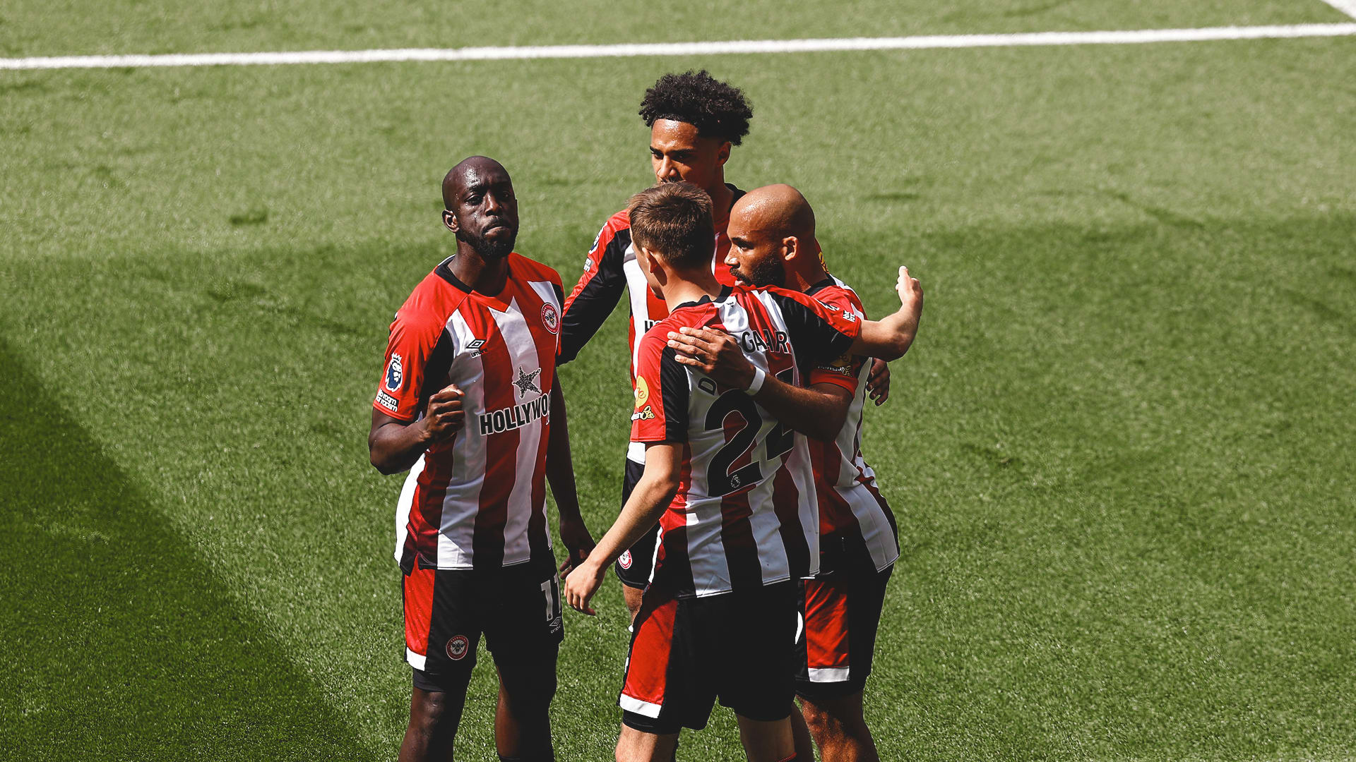 Brentford front four