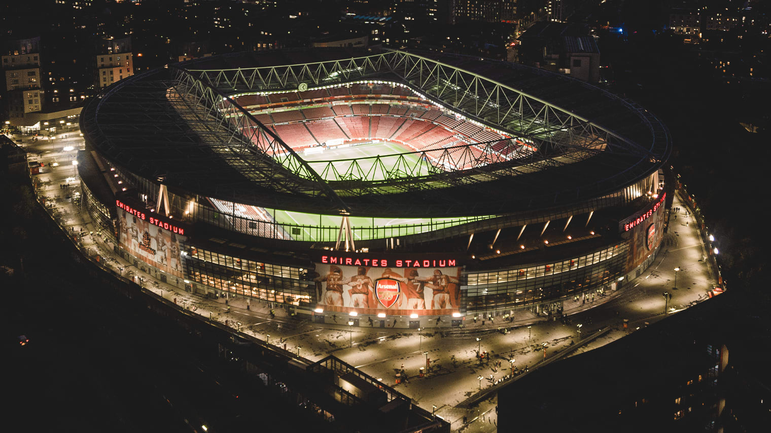 Emirates Stadium evening GV