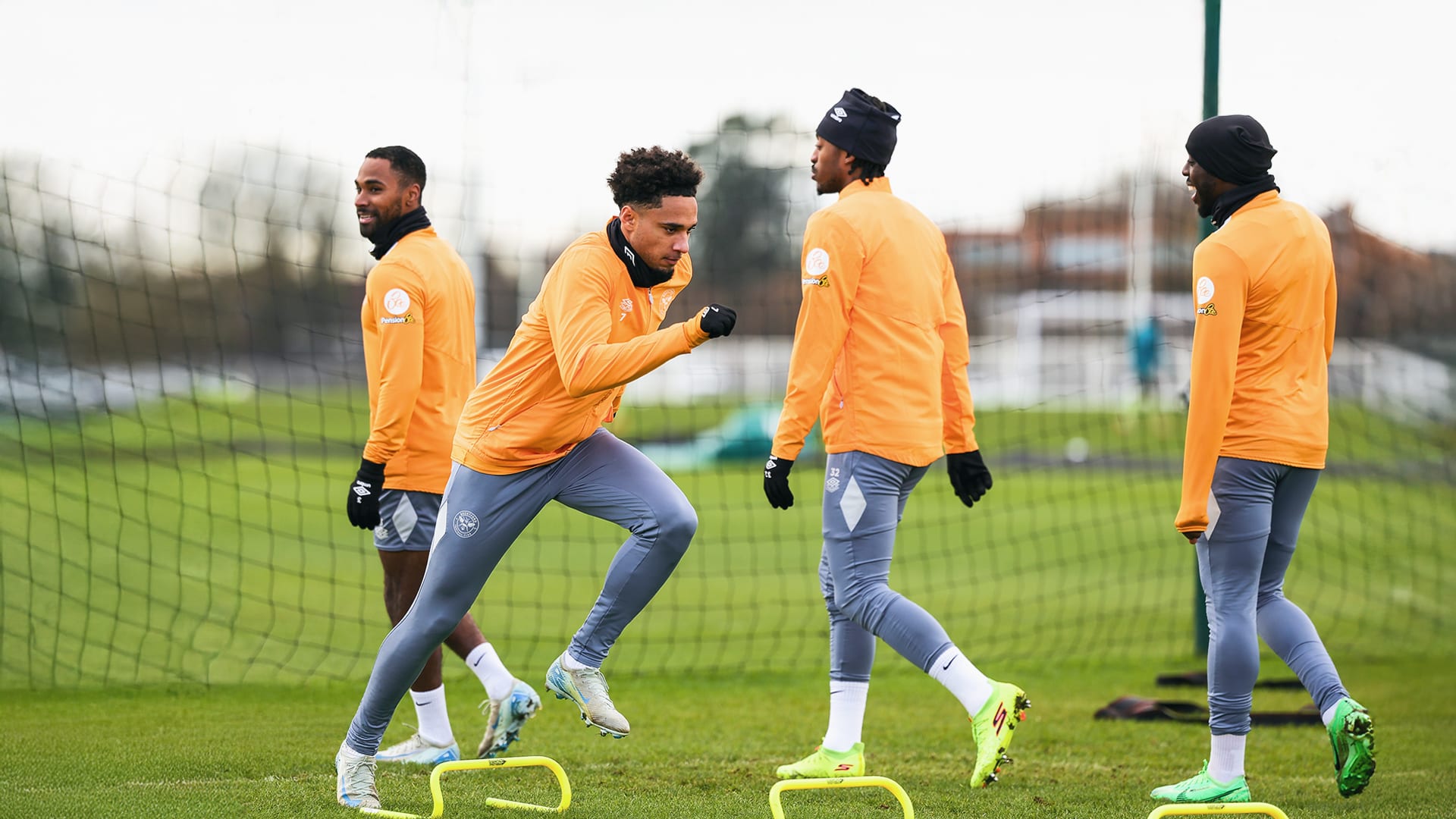 Brentford training - Schade, Henry, Maghoma, Wissa