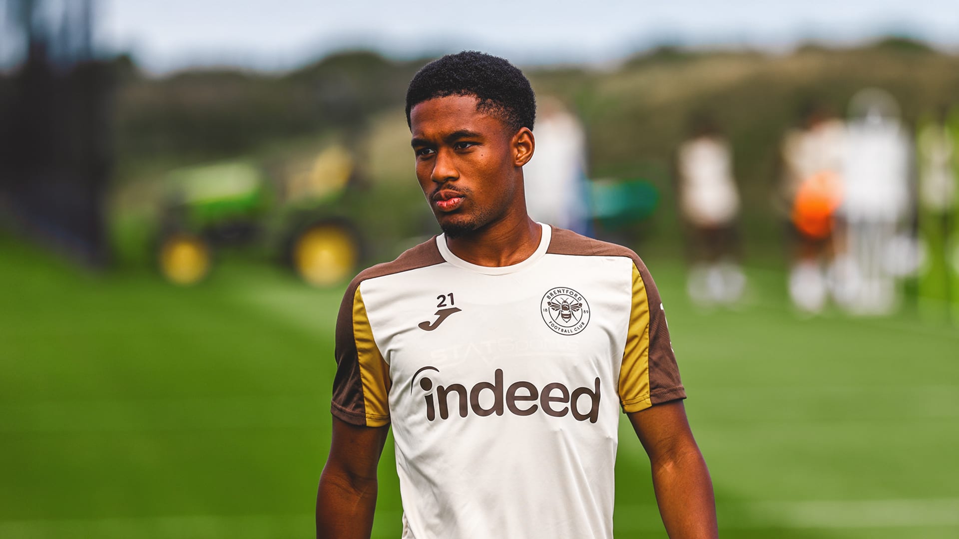 Jayden Meghoma - training