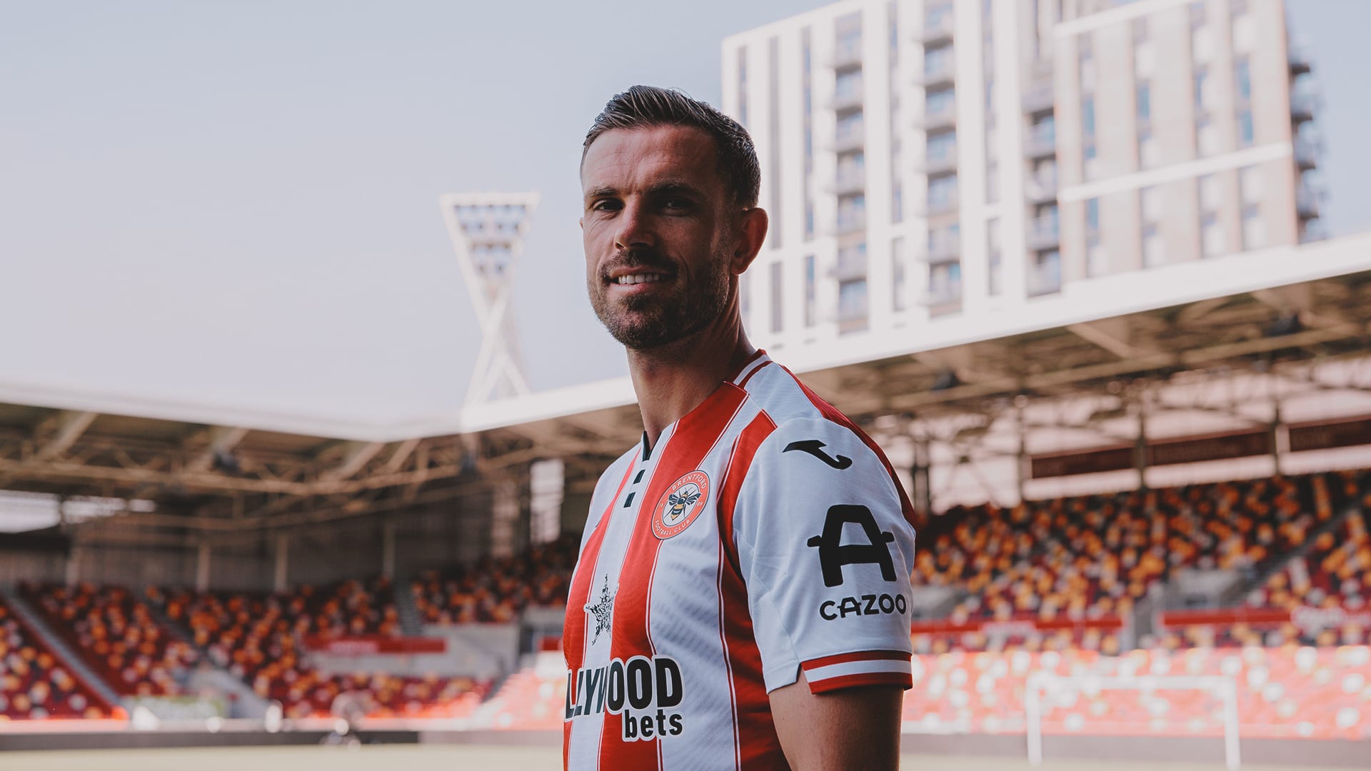 Jordan Henderson Brentford shirt