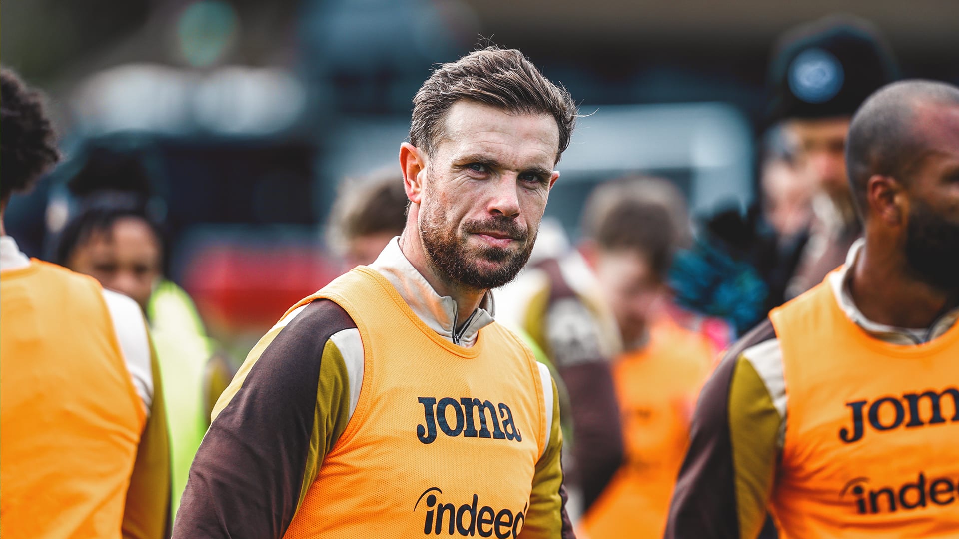Jordan Henderson - training