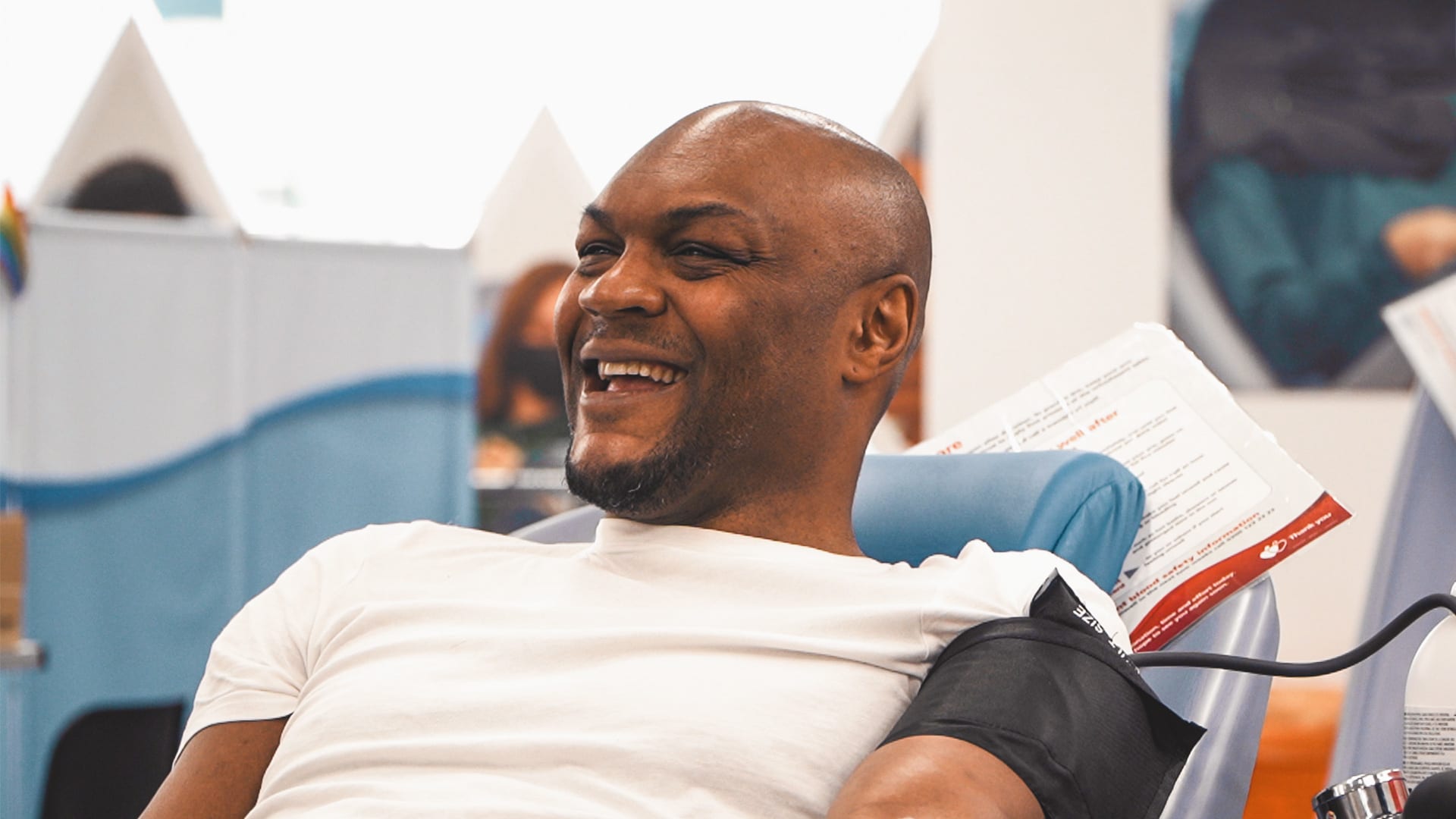 Marcus Gayle - Bee a Hero, Blood Donation, Header