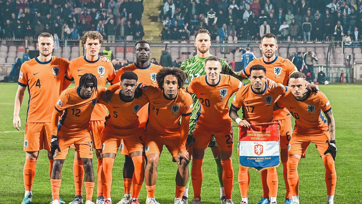 Mark Flekken Bosnia v Netherlands