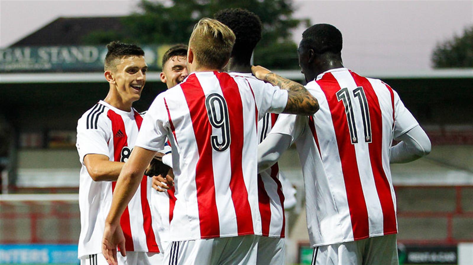 Brentford B take on Manchester United U23s at Griffin Park this afternoon