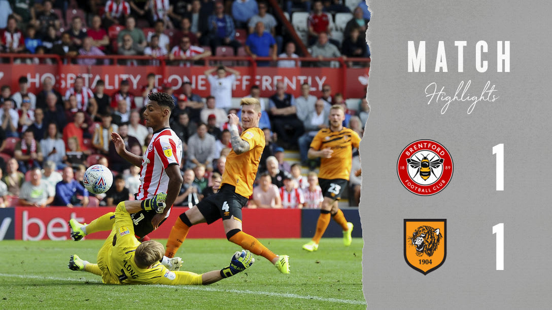Match Highlights: Brentford 1 Hull City 1