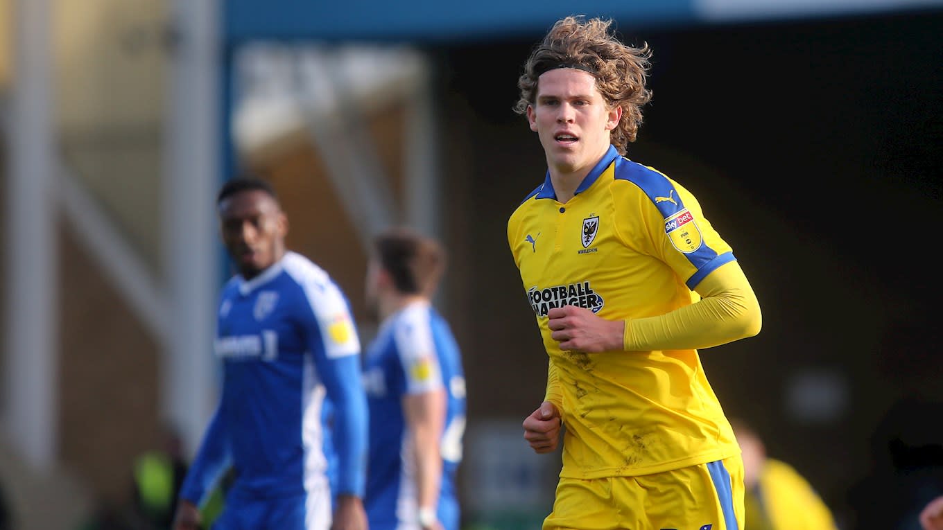 Mads Bech Sorensen helps AFC Wimbledon snatch last gasp win at Gillingham